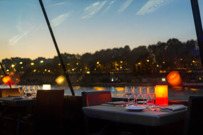 Romantic Evening River Seine Dinner Cruise with Paris connection