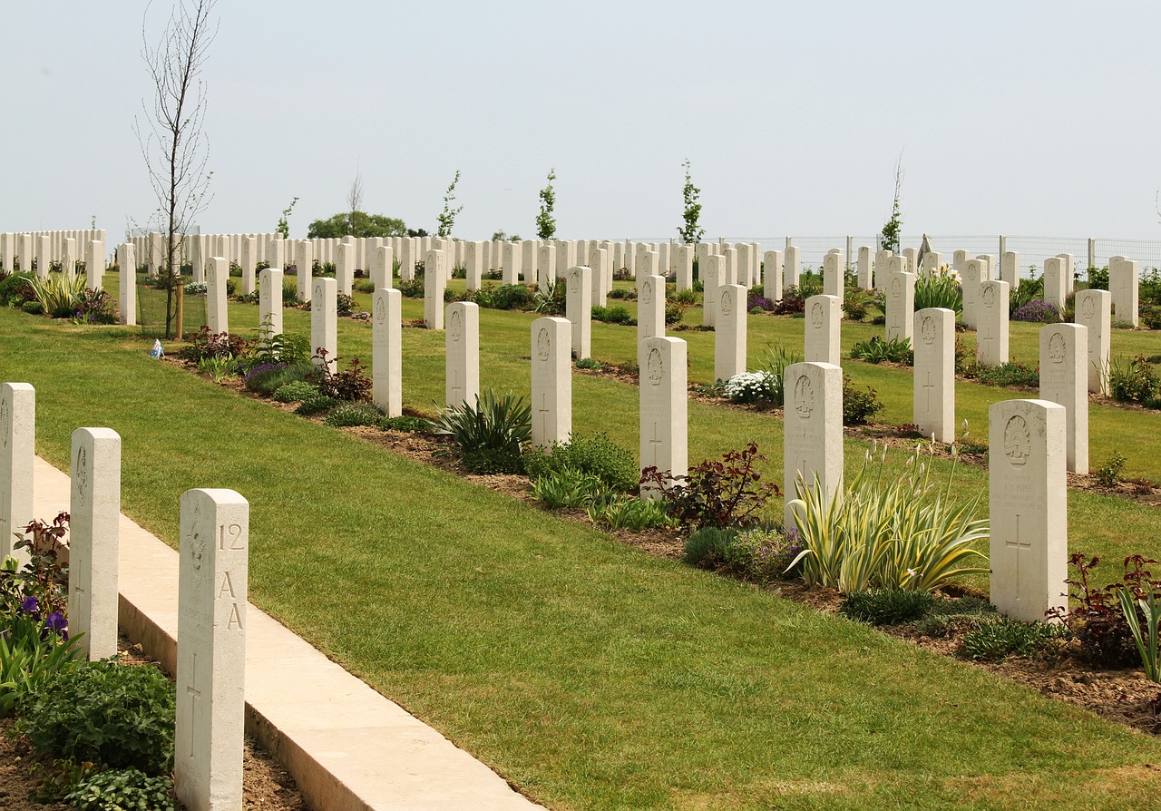 Villers Bretonneux cemetery